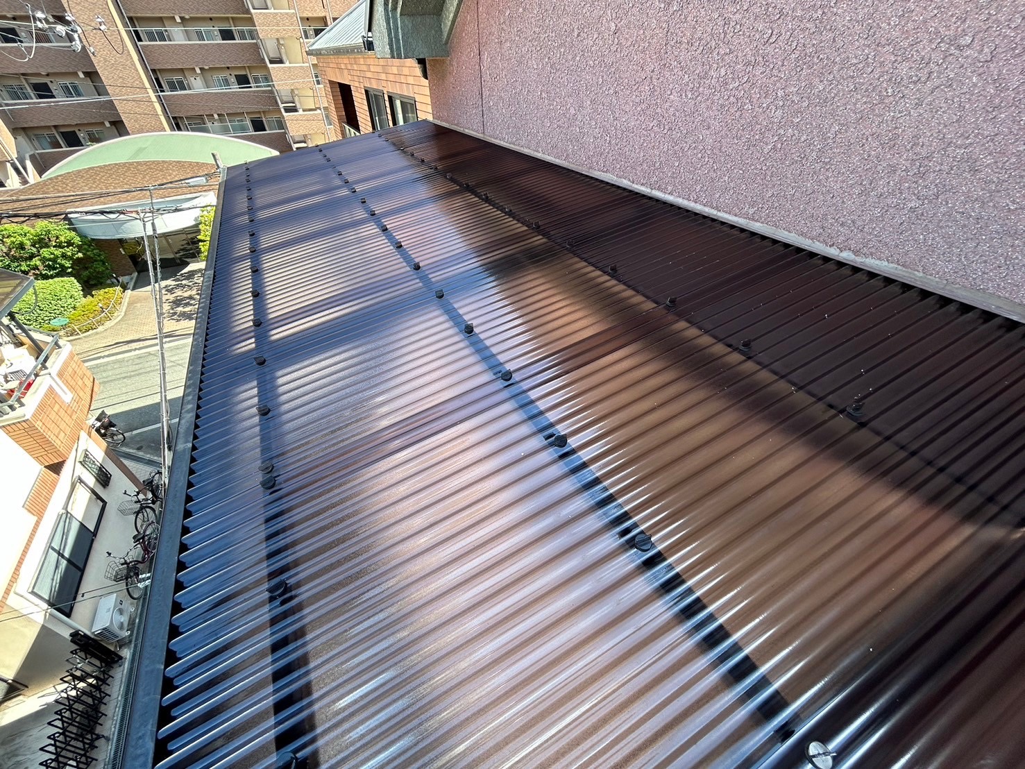 ベランダ屋根張り替えアフター