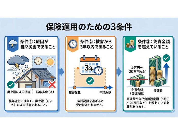 台風被害・突風には火災保険が適用される？